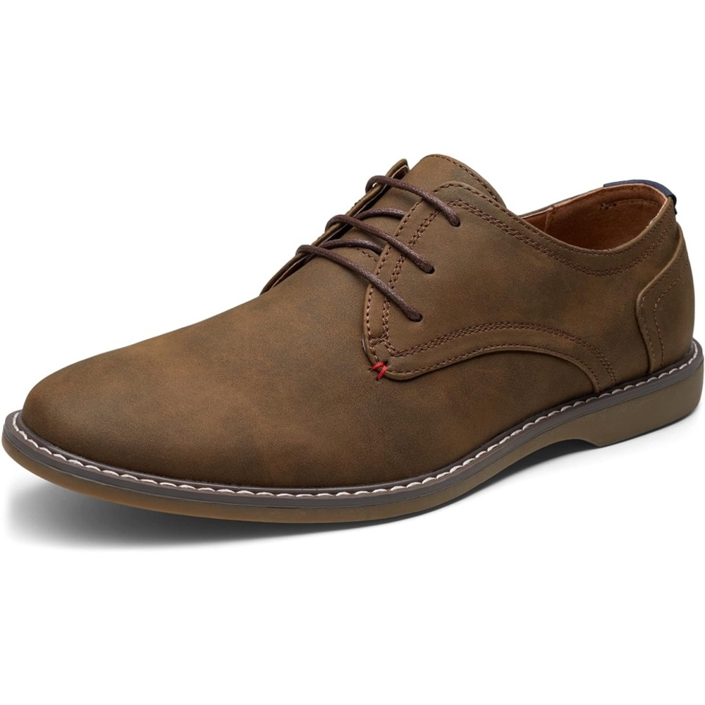 NEW Jousen Men’s 8 Dark Brown Suede dress shoes NWT NIB